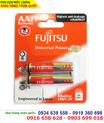 Fujitsu LR6-FU-W; Pin AA 1,5V Fujitsu LR6-FU-W Universal Power chính hãng Made in Indonesia